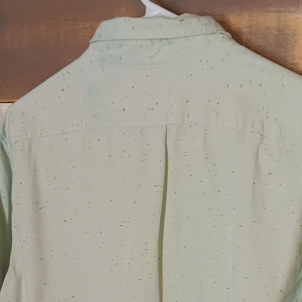 J.Crew Slim Dress Shirt M Green